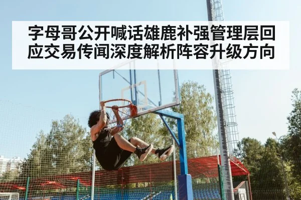 字母哥公开喊话雄鹿补强管理层回应交易传闻深度解析阵容升级方向